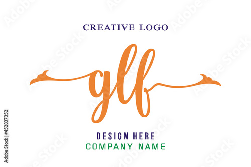 GLF lettering logo is simple, easy to understand and authoritative photo