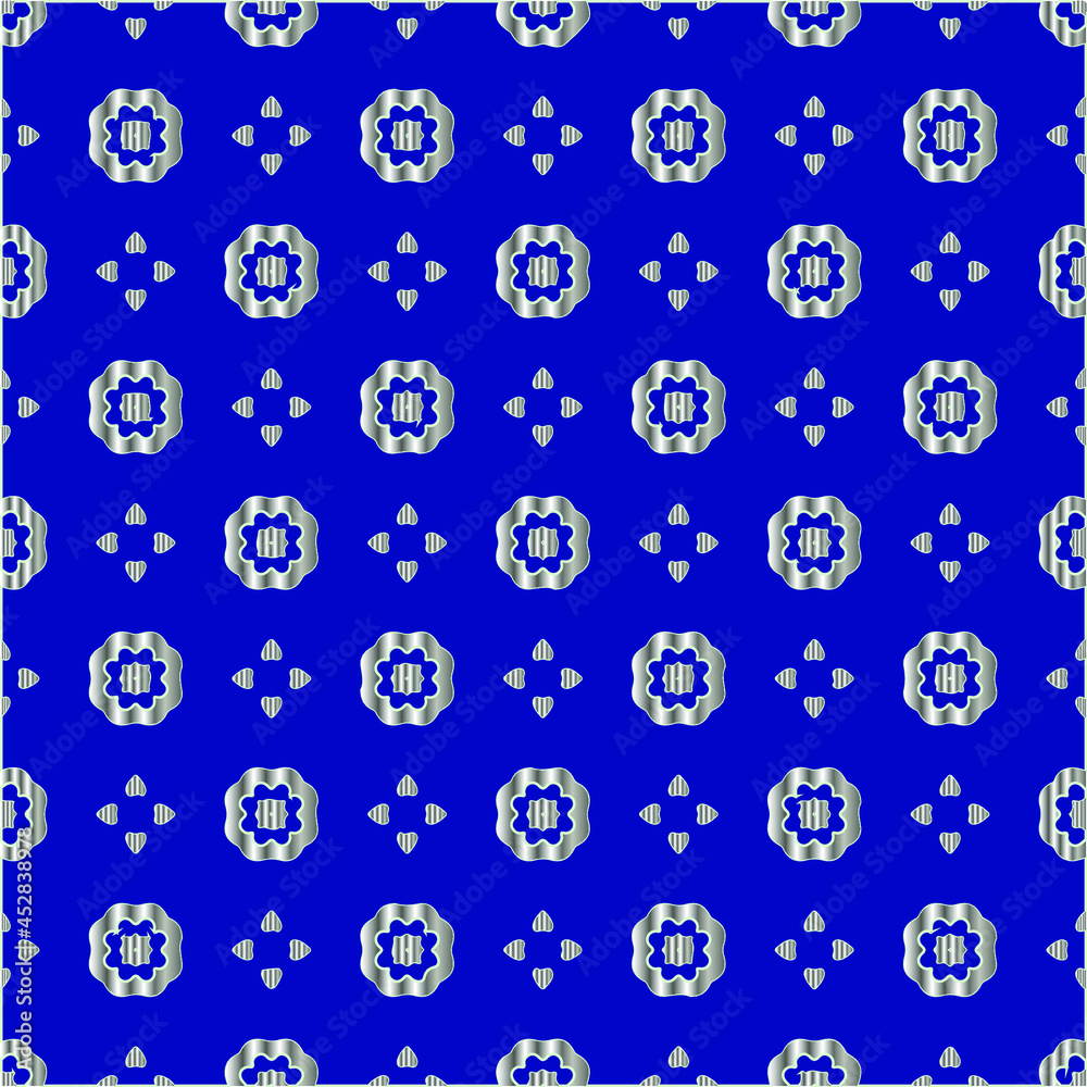 metal pattern on a blue background.
metal pattern on a blue background.
