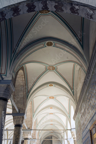 Interior of the Topkapi Palace in Istanbul
