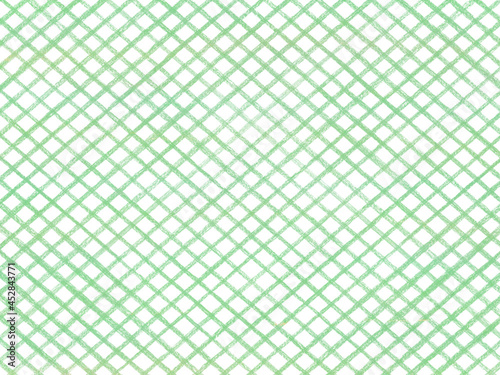 緑色の網模様 アナログイラスト背景