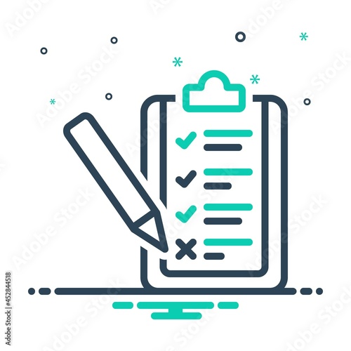 Mix icon for assessed