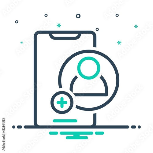 Mix icon for contacting