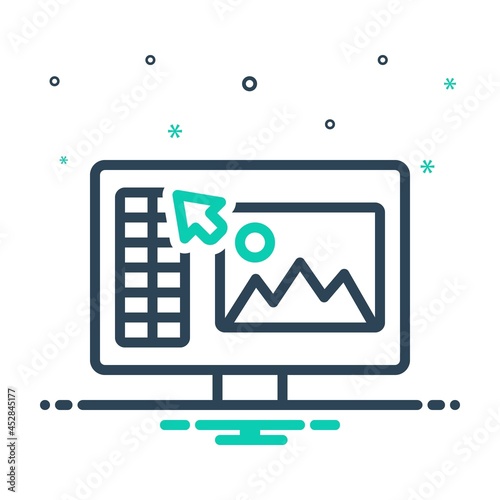 Mix icon for editing