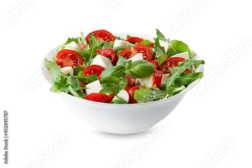 Bilde på lerret Arugola caprese salad