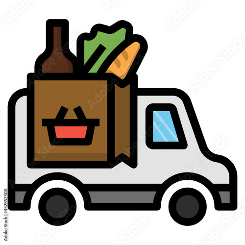 grocery line icon