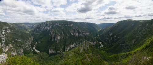 Vue des Gorges du Tarn depuis le Point Sublime, France, Occitanie, Lozère, Causse