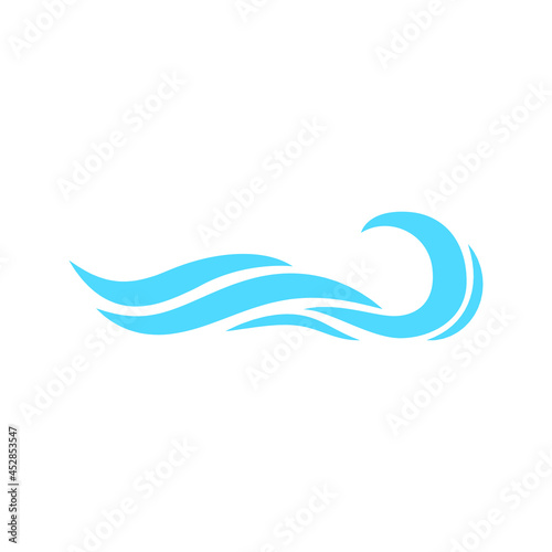 Wave icon vector. Surfing illustration sign. Ocean symbol. Sea mark.