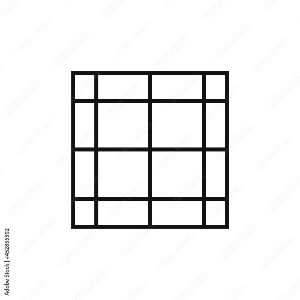 box vector drawing with black outline box vector drawing with black outline