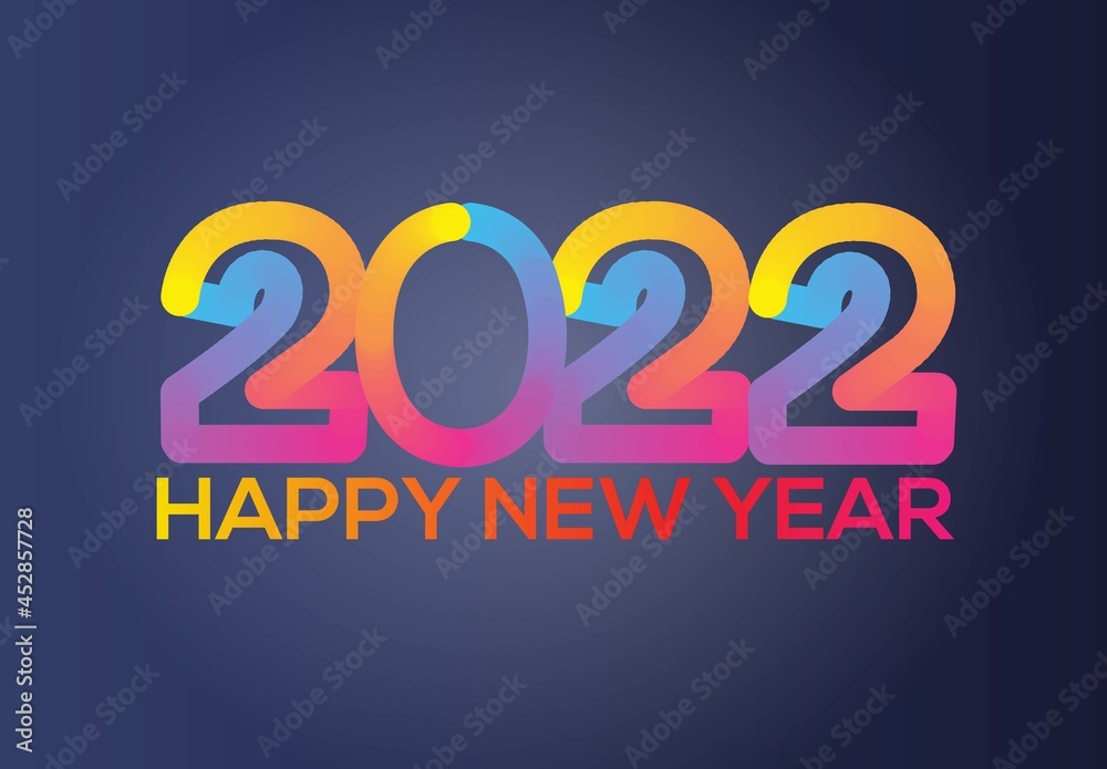 
happy new year 2022.Happy new year 20212festive background. Decorative elements for party invitation.2022 A Happy New Year sign, congrats concept. Logotype in 3D style. Beautiful snowy backdrop. 