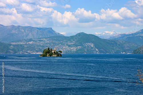 The island of Loreto, located in Lake Iseo, north of Montisola, is privately owned.