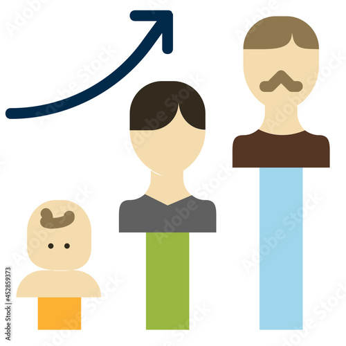 population flat icon