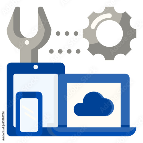 setting flat icon