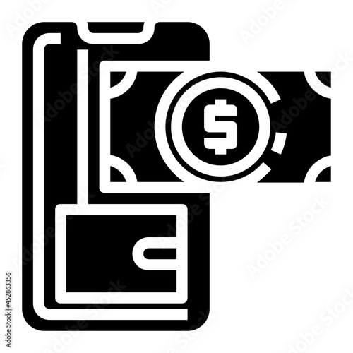 mobile glyph icon