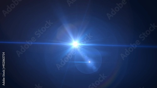 Wallpaper Mural Optical lens flare effect. 4K resolution. Very high quality and realistic.on black background Torontodigital.ca
