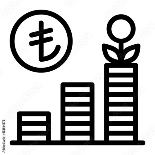 Investment Growth in Turkish Lira Icon