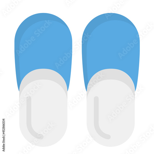 slippers flat icon
