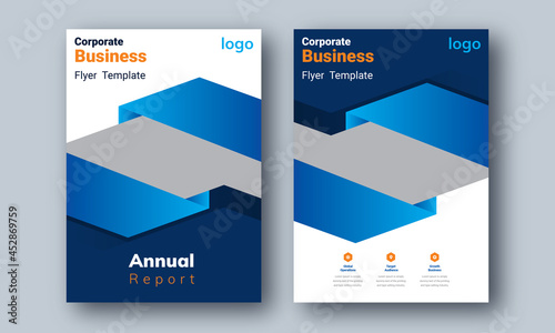 Annual Report Layout Design, Corporate Business Flyer Template Background, Portfolio, Poster, web Banner, Proposal, Multipurpose Marketing Promotion, Etc.