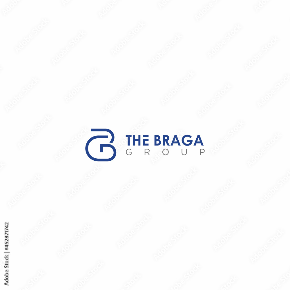 The Braga Consulting Logo Design with Rounded Logo The Braga Consulting Logo Design with Rounded Logo