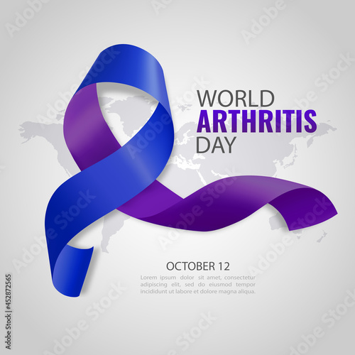 Vector Illustration of World Arthritis Day

