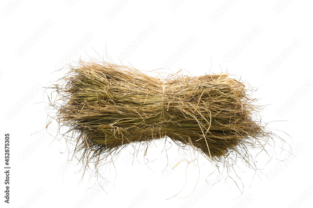 Straw heap isolated on white background. Straw heap isolated on white background.