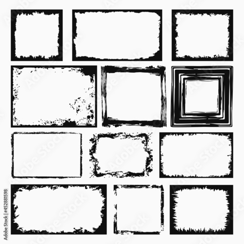 Grunge Frame Vector Collection