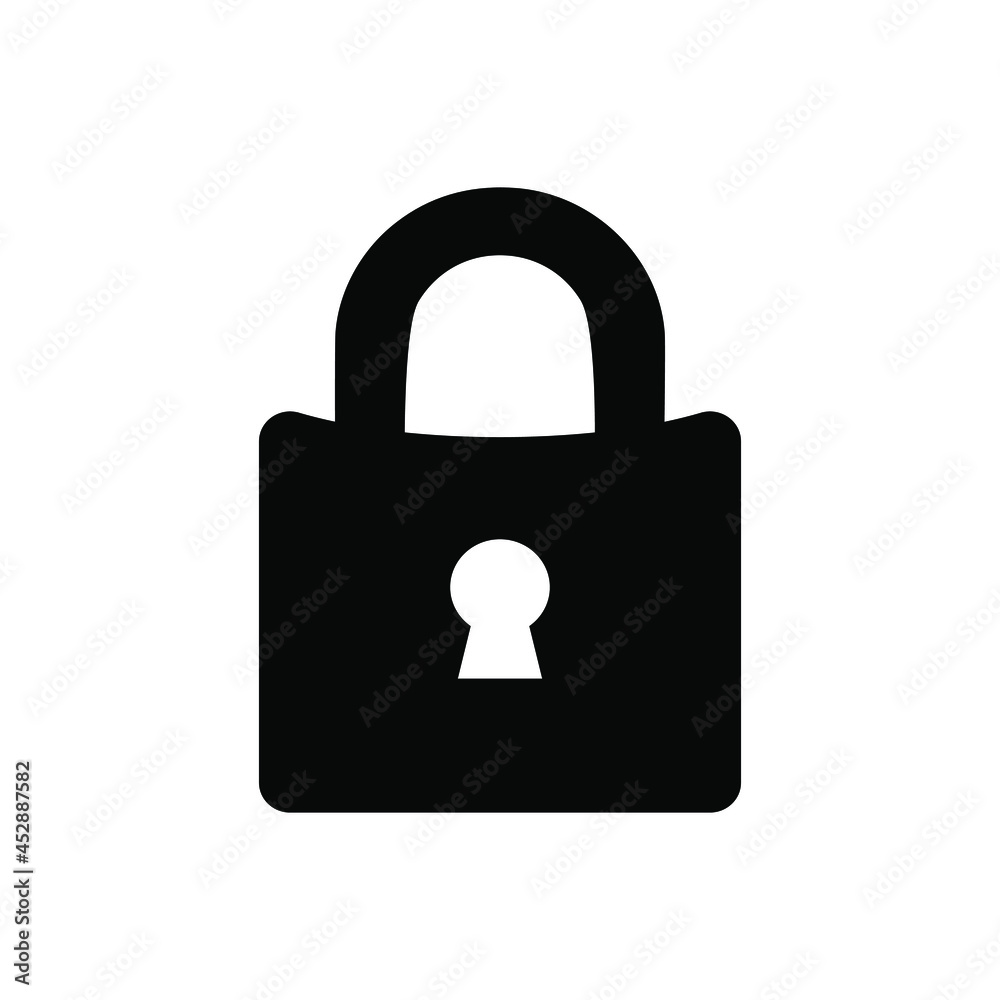 Lock icon vector. Closed illustration sign. padlock padlock.
Lock icon vector. Closed illustration sign. padlock padlock.