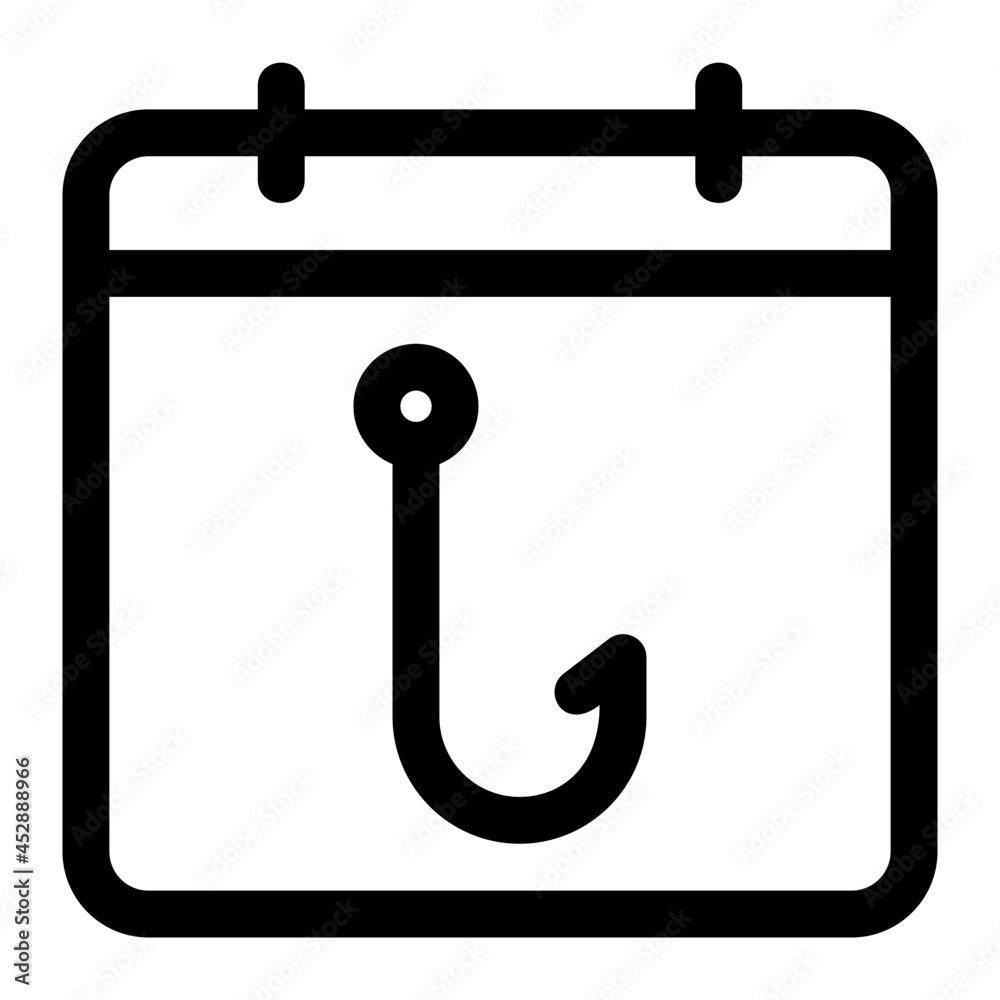 Hook Line Icon Vector Hook Line Icon Vector