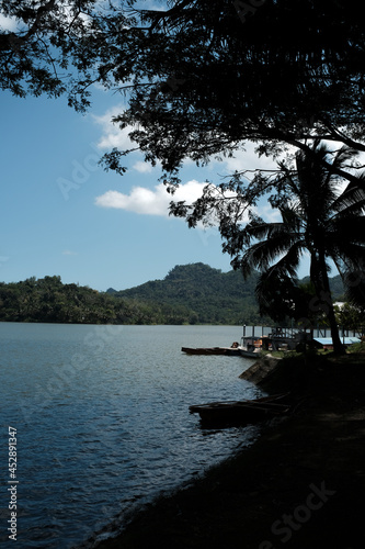 Enjoy the beautiful scenery of Sermo Reservoir, Kulon Progo, Yogyakarta Special Region photo
