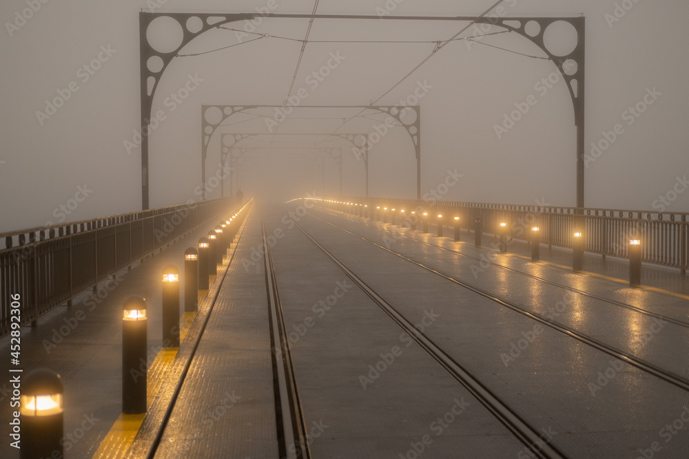 Lonely human and fog Lonely human and fog