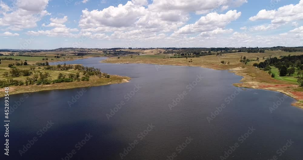 Concrete dam on Fish river – Oberon lake in NSW, Australia. fast motion 4k.
Concrete dam on Fish river – Oberon lake in NSW, Australia. fast motion 4k.