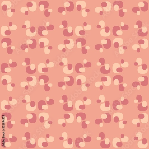 Wallpaper Mural Rounded abstract seamless pattern - accent for any surfaces. Torontodigital.ca