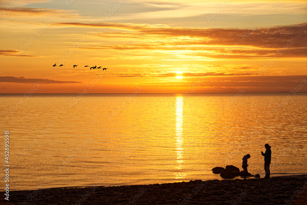 Ostsee, Sonnenaufgang Ostsee, Sonnenaufgang