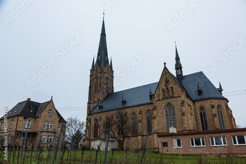 ドイツ イデンコーベンの聖ルートヴィヒ教会 Katholische Kirche St. Ludwig