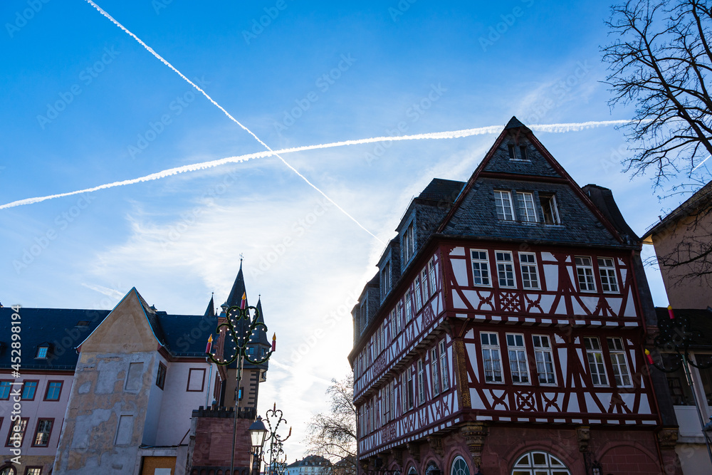 ドイツ フランクフルト・アム・マインのアルトシュタットの街並み Stock Photo Adobe Stock