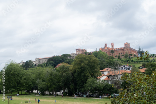 panoramic view of comillas university  photo