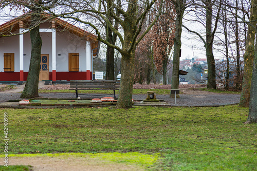 ドイツ　ヘーヒスト・イム・オーデンヴァルトの古代ローマ遺跡　Römische Villa Haselburg photo