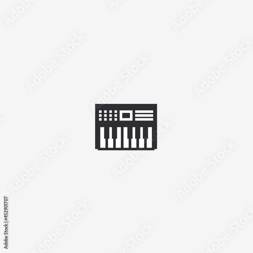 Vector illustration of synthesizer icon