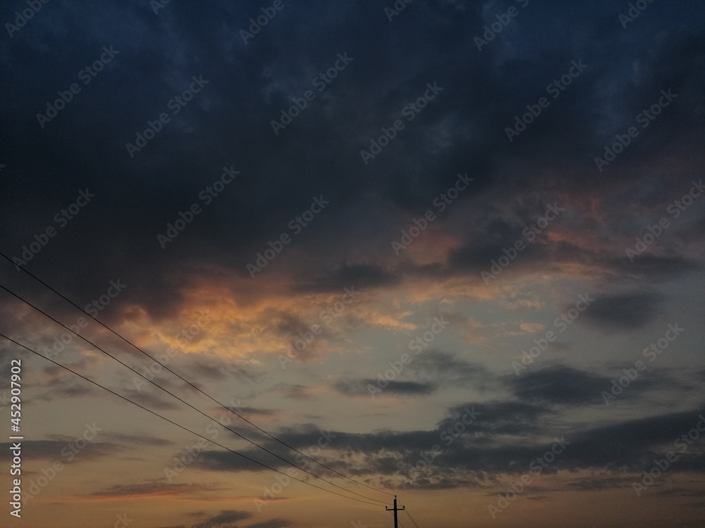 Clouds, Sky from Russia, Sunset