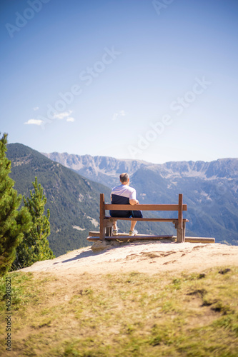 Andorra Pirineos. mirador 