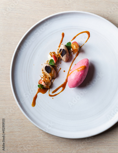 fine dining desert