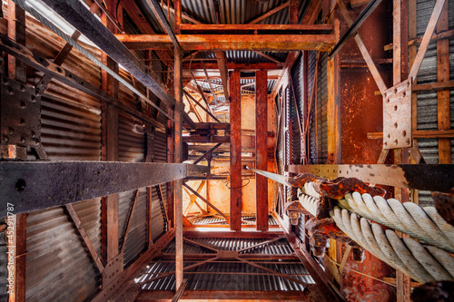 old factory in the village