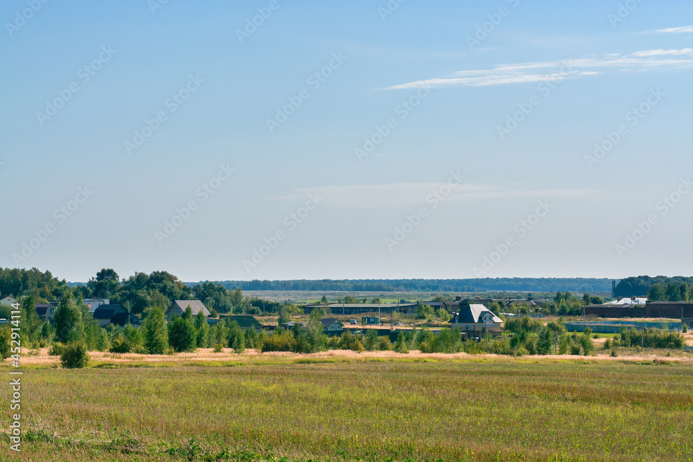 landscape in the countryside of Central Russia