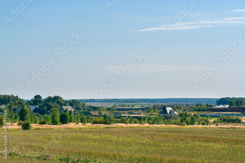 landscape in the countryside of Central Russia