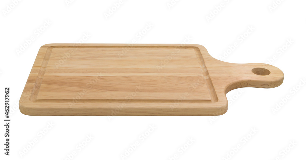 Wooden cutting board isolated on white background Wooden cutting board isolated on white background