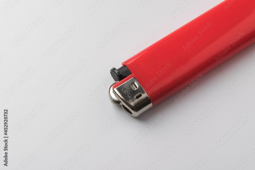 gas lighter on a white background gas lighter on a white background