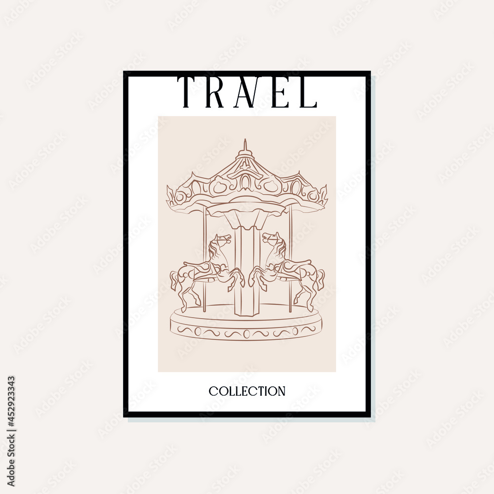 Hand drawn line art travel vector poster. Bohemian Minimal, boho style and natural wall art for print, cover, wallpaper.
Hand drawn line art travel vector poster. Bohemian Minimal, boho style and natural wall art for print, cover, wallpaper.