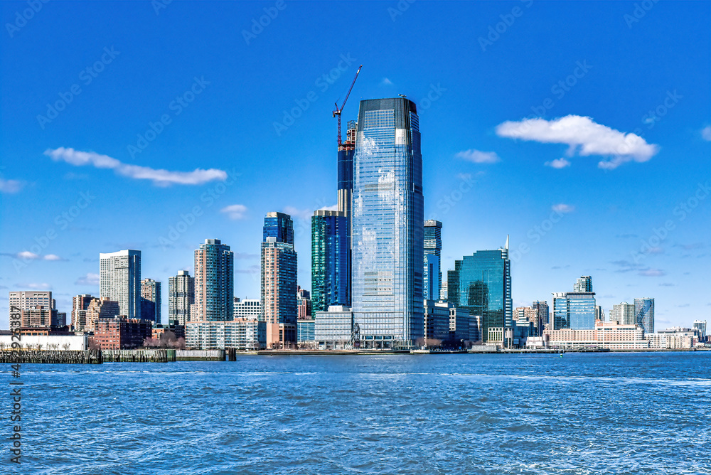 Fototapeta premium New York City Skyline from the Hudson River, USA