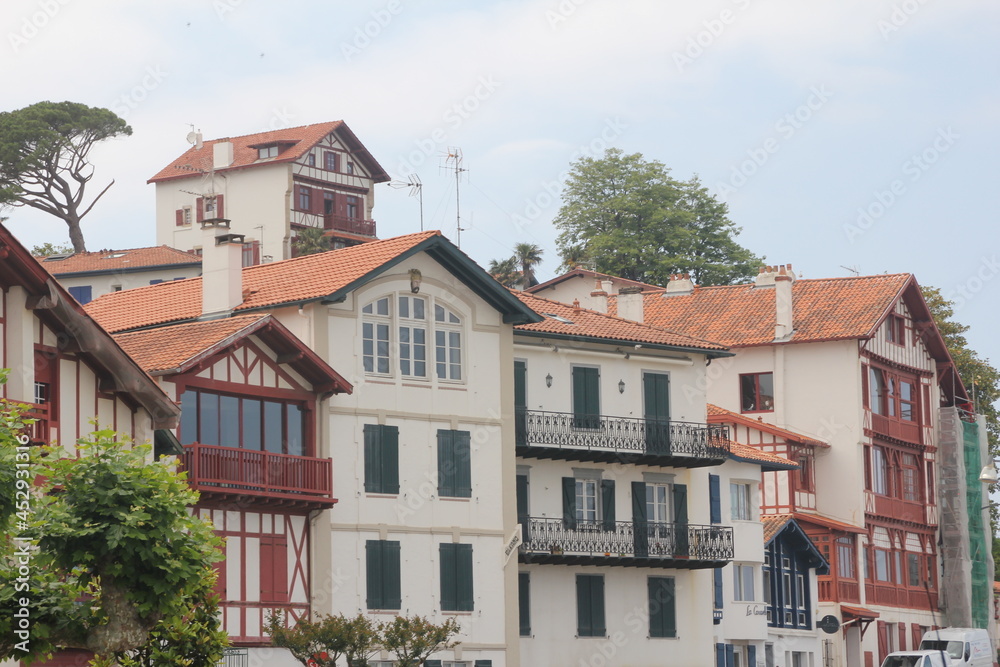 Maisons  basques, Ciboure, Pays Basque