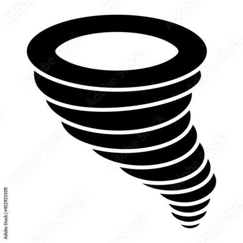  Vector Windstorm Glyph Icon Design
