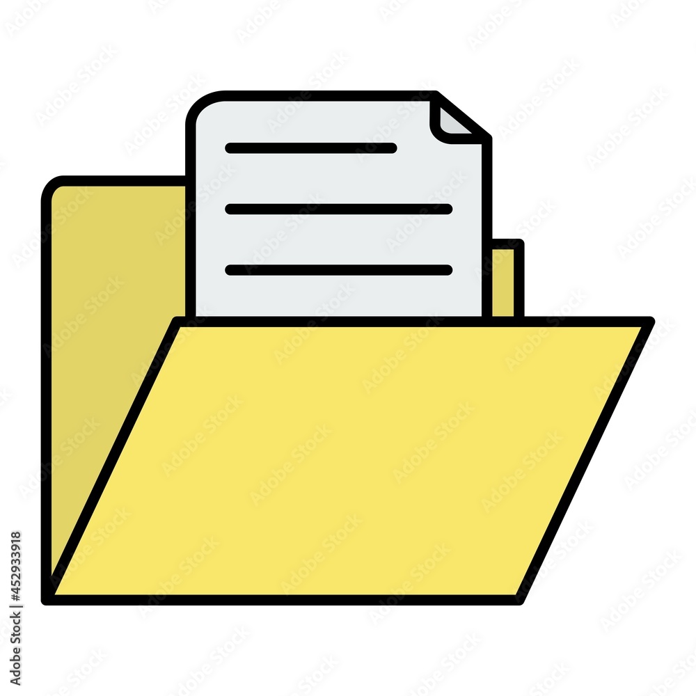 Vector File Filled Outline Icon Design Vector File Filled Outline Icon Design